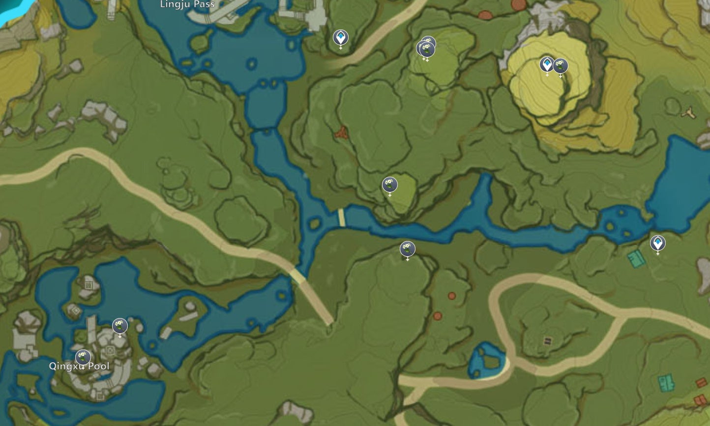 Genshin Impact Qingxin Flower locations and best Qingxin Flower farm